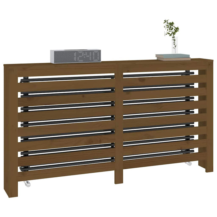 Mască pentru calorifer maro miere 153x19x84 cm lemn masiv pin WALTI