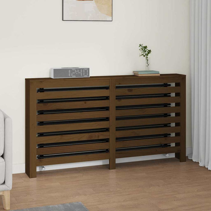 Mască pentru calorifer maro miere 153x19x84 cm lemn masiv pin WALTI