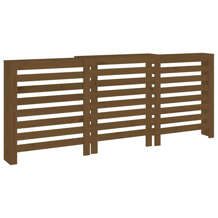 Mască pentru calorifer maro miere 210x21x85 cm lemn masiv pin WALTI