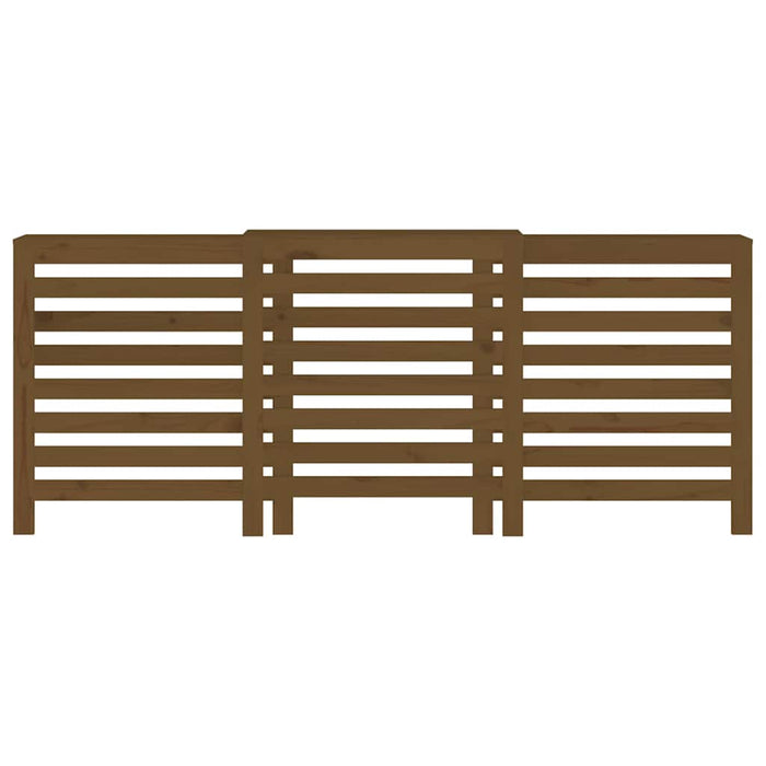 Mască pentru calorifer maro miere 210x21x85 cm lemn masiv pin WALTI