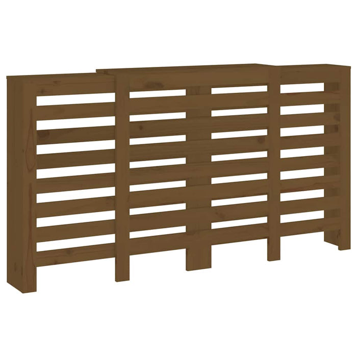 Mască pentru calorifer maro miere 210x21x85 cm lemn masiv pin WALTI