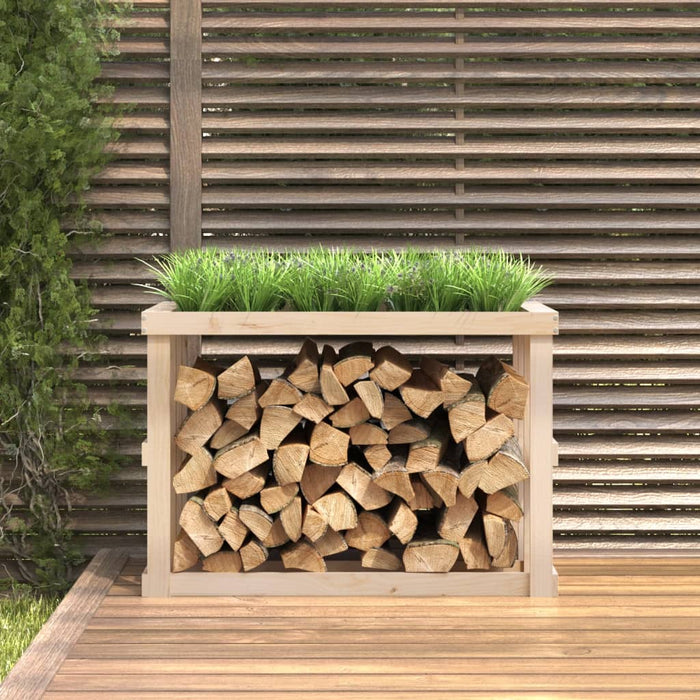 Suport bușteni de exterior, 108x52x74 cm, lemn masiv pin - WALTI WALTI