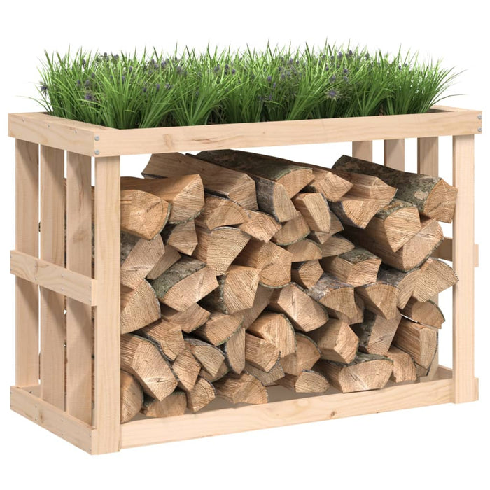 Suport bușteni de exterior, 108x52x74 cm, lemn masiv pin - WALTI WALTI