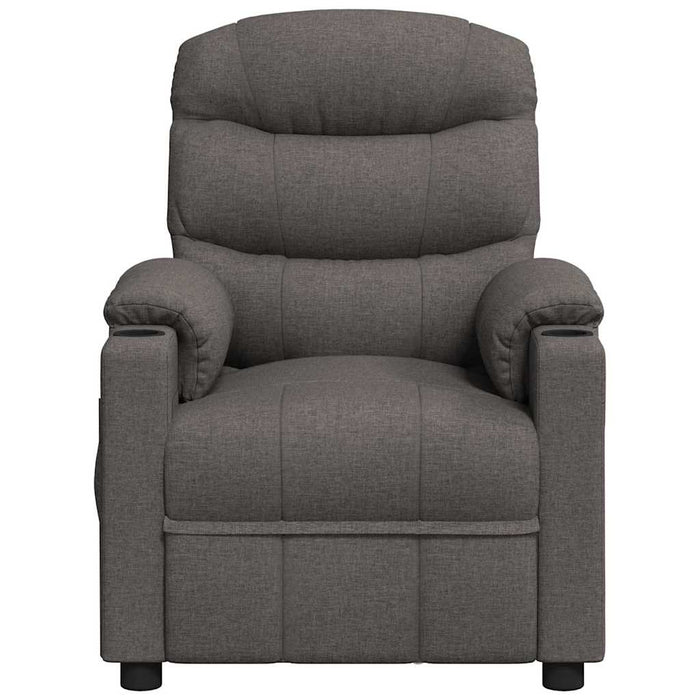 Fotoliu rabatabil electric, gri închis, material textil - WALTI WALTI