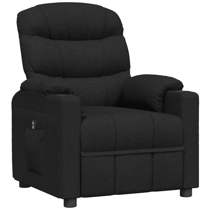 Fotoliu rabatabil electric, negru, material textil - WALTI WALTI