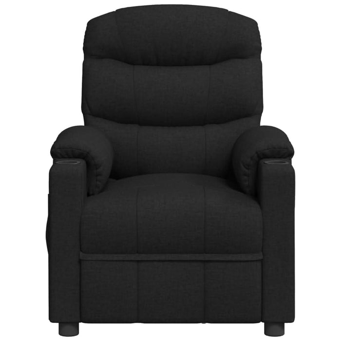 Fotoliu rabatabil electric, negru, material textil - WALTI WALTI