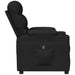 Fotoliu rabatabil electric, negru, material textil - WALTI WALTI