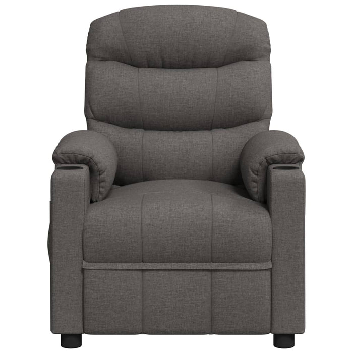 Fotoliu de masaj electric rabatabil, gri închis, textil - WALTI WALTI