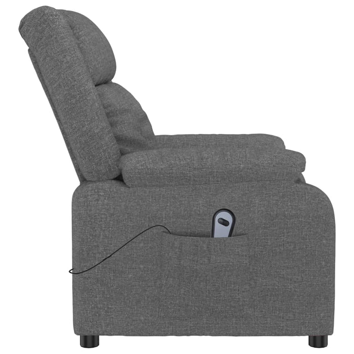 Fotoliu rabatabil electric, gri închis, material textil - WALTI WALTI