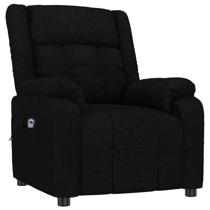 Fotoliu rabatabil electric, negru, material textil - WALTI WALTI