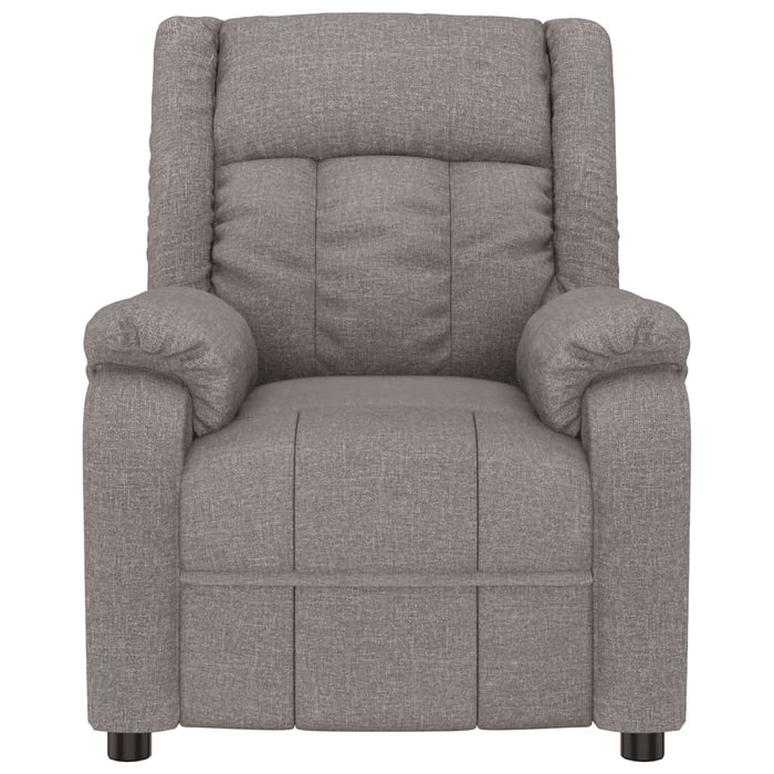 Fotoliu rabatabil electric, gri taupe, material textil - WALTI WALTI