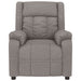 Fotoliu rabatabil electric, gri taupe, material textil - WALTI WALTI