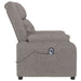 Fotoliu rabatabil electric, gri taupe, material textil - WALTI WALTI