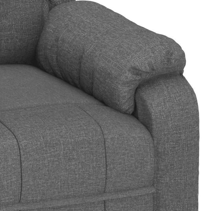 Fotoliu de masaj electric rabatabil, gri închis, textil - WALTI WALTI