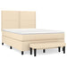 Pat continental cu saltea, crem, 140x200 cm, material textil - WALTI WALTI
