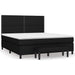 Pat box spring cu saltea, negru, 160x200 cm, textil - WALTI WALTI