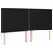 Pat box spring cu saltea, negru, 200x200 cm, textil - WALTI WALTI