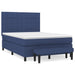Pat box spring cu saltea, albastru, 140x200 cm, textil - WALTI WALTI
