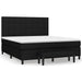 Pat box spring cu saltea, negru, 180x200 cm, catifea - WALTI WALTI