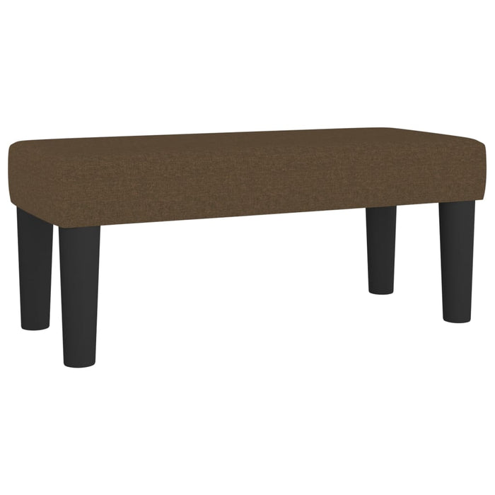 Pat box spring cu saltea, maro închis, 90x190 cm, textil - WALTI WALTI