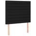 Pat box spring cu saltea, negru, 100x200 cm, textil - WALTI WALTI
