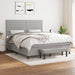 Pat continental, gri deschis, 180x200 cm, material textil - WALTI WALTI