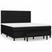Pat box spring cu saltea, negru, 180x200 cm, catifea - WALTI WALTI