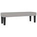 Pat box spring cu saltea, gri deschis, 200x200 cm, textil - WALTI WALTI