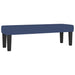Pat box spring cu saltea, albastru, 200x200 cm, textil - WALTI WALTI