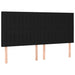 Pat box spring cu saltea, negru, 160x200 cm, textil - WALTI WALTI