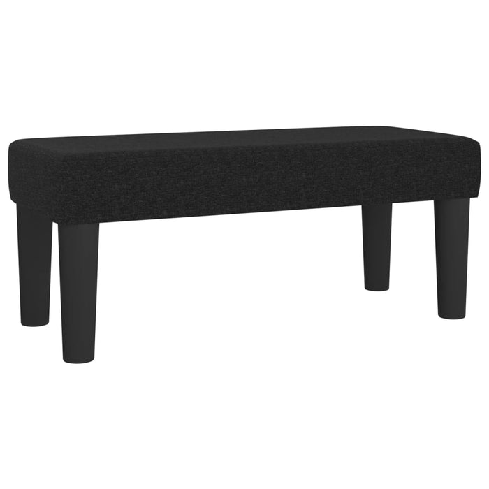 Pat box spring cu saltea, negru, 90x200 cm, textil - WALTI WALTI