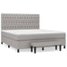 Pat continental, gri deschis, 180x200 cm, material textil - WALTI WALTI
