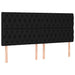 Pat box spring cu saltea, negru, 180x200 cm, catifea - WALTI WALTI