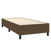 Pat box spring cu saltea, maro închis, 100x200 cm, textil - WALTI WALTI