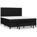 Pat box spring cu saltea, negru, 180x200 cm, catifea - WALTI WALTI
