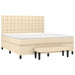 Pat continental cu saltea, crem, 180x200 cm, textil - WALTI WALTI