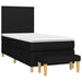 Pat box spring cu saltea, negru, 80x200 cm, textil - WALTI WALTI