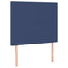 Pat box spring cu saltea, albastru, 90x190 cm, textil - WALTI WALTI