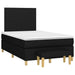 Pat box spring cu saltea, negru, 120x200 cm, textil - WALTI WALTI