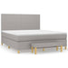 Pat continental, gri deschis, 180x200 cm, material textil - WALTI WALTI