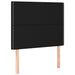 Pat box spring cu saltea, negru, 80x200 cm, textil - WALTI WALTI
