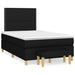 Pat box spring cu saltea, negru, 120x200 cm, textil - WALTI WALTI
