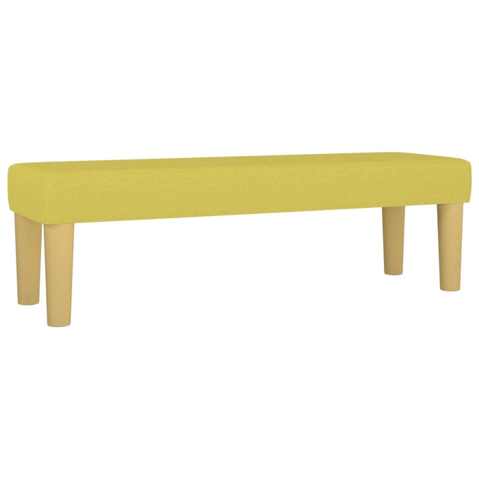 Pat box spring cu saltea, verde, 140x190 cm, textil WALTI