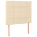 Pat box spring cu saltea, crem, 80x200 cm, textil - WALTI WALTI