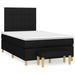 Pat box spring cu saltea, negru, 120x200 cm, textil - WALTI WALTI