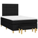 Pat box spring cu saltea, negru, 120x200 cm, textil - WALTI WALTI
