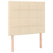 Pat box spring cu saltea, crem, 120x200 cm, textil - WALTI WALTI