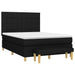 Pat box spring cu saltea, negru, 140x200 cm, textil - WALTI WALTI
