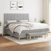 Pat continental, gri deschis, 180x200 cm, material textil - WALTI WALTI