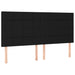 Pat box spring cu saltea, negru, 180x200 cm, catifea - WALTI WALTI